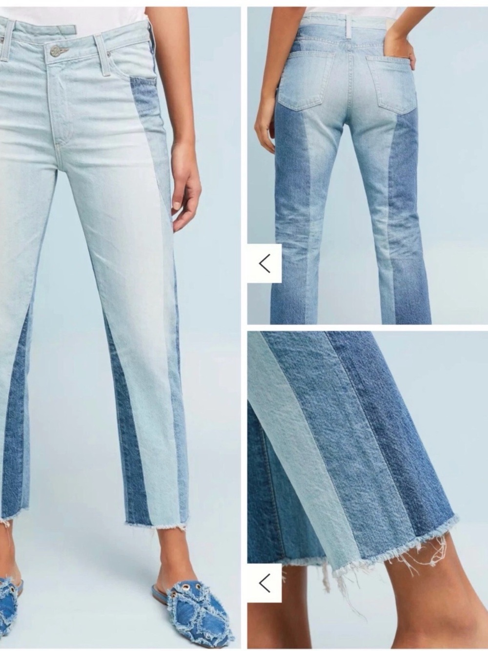 AG The Isabelle High Rise Straight‎ Crop